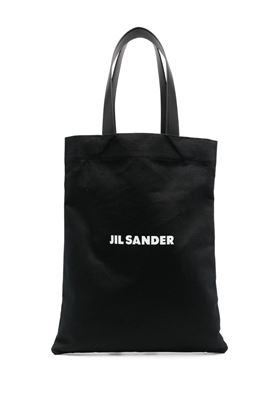 Borsa tote grande con stampa logo Jil Sander | J26WC0004P4863001